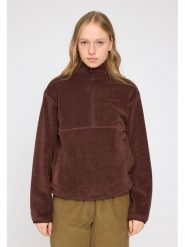 MAZINE Bluza polarowa "Nash" w kolorze brązowym rozmiar: L. Brązowe bluzy MAZINE, l, bez wzorów, z polaru, bez kaptura. Za 135.17 zł.