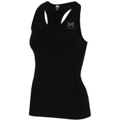 Podkoszulek sportowy damski Xtreme Sportswear. Czarne koszulki sportowe XTREME SOCKSWEAR, bez wzorów, z elastanu, bez ramiączek. Za 138.99 zł.