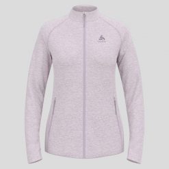 Bluza rozpinana damska ODLO Mid layer full zip TENCIA. Czerwone bluzy Odlo, l, bez wzorów, z materiału, bez kaptura. Za 449.99 zł.