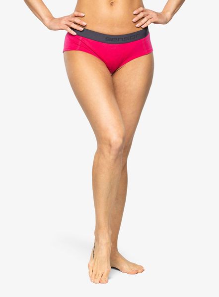 Figi termoaktywne damskie Sensor Merino Active Panties. Czerwone figi Sensor, l, bez wzorów, z gumy. Za 109.99 zł.