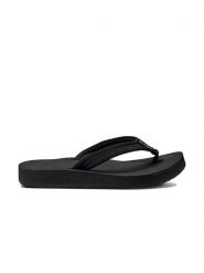 Reef Japonki "Reef Cushion Breeze" w kolorze czarnym rozmiar: 42,5. Czarne klapki Reef, bez wzorów, z otwartym noskiem, bez obcasa. Za 153.71 zł.