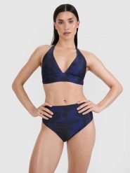 4F Góra od bikini damska - fioletowa XL. Fioletowe szorty 4f, bez wzorów, z elastanu, eleganckie. Za 79.99 zł.