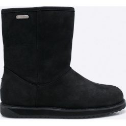 Emu Australia - Botki Paterson Classic. Czarne botki EMU Australia, bez wzorów, z materiału, z okrągłym noskiem, bez obcasa, na obcasie, bez zapięcia. W wyprzedaży za 499.90 zł.