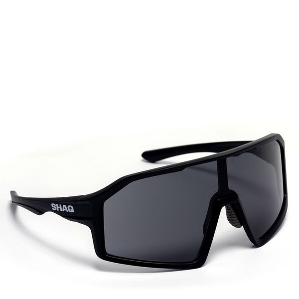 Okulary przeciwsłoneczne SHAQ. Czarne okulary przeciwsłoneczne Shaq, bez wzorów. Za 99.99 zł.
