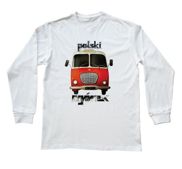 Ogórek — bluzka z długim rękawem (Rozmiar: XXL (dorosła); Kolor koszulki: biały; Rodzaj nadruku: Ogórek). Białe bluzki nikiniki, s, bez wzorów, z bawełny, bez kołnierzyka, bez ramiączek. Za 89.00 zł.