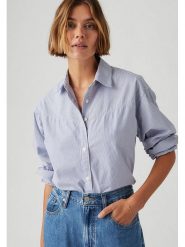 Levi's Koszula w kolorze granatowo-białym rozmiar: S. Białe koszule Levi's®, s, bez wzorów, z bawełny, bez kołnierzyka, bez ramiączek. Za 123.45 zł.