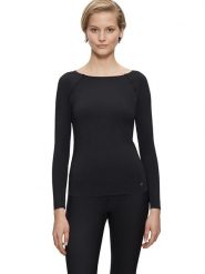 Triumph Koszulka "Flex Smart" w kolorze czarnym rozmiar: M. Czarne bluzki Triumph, m, bez wzorów, bez kołnierzyka, bez ramiączek. Za 105.38 zł.