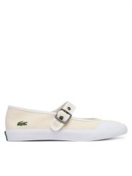 Lacoste Baleriny Mary-J 51SFA0134 Beżowy. Brązowe baleriny Lacoste, bez wzorów, z materiału, bez obcasa. Za 337.99 zł.