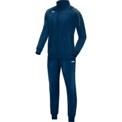 Dres Jako polyester Classico. Fioletowe spodnie sportowe JAKO, l, bez wzorów, z dresówki, do piłki nożnej. Za 360.00 zł.