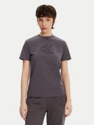 Calvin Klein Jeans T-Shirt J20J225256 Szary Regular Fit. Szare t-shirty Calvin Klein Jeans, xl, bez wzorów, z bawełny, bez kołnierzyka, bez ramiączek. Za 159.99 zł.