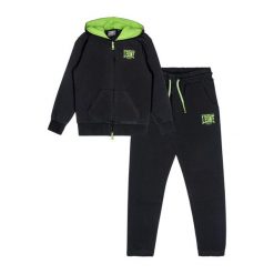 Bluza z bawełna z kaptur na czas wolny na co dzień. Czarne bluzy LEONE 1947 APPAREL, bez wzorów, z bawełny, bez kaptura. W wyprzedaży za 101.80 zł.