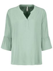 Sublevel Bluzka w kolorze zielonym rozmiar: L. Zielone bluzki Sublevel, l, bez wzorów, z wiskozy, bez kołnierzyka, bez ramiączek. Za 97.05 zł.