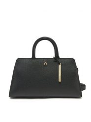 Aigner Torebka 133034 Czarny. Czarne torebki klasyczne Aigner, bez wzorów, ze skóry, bez dodatków. Za 3,089.00 zł.