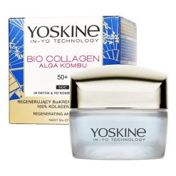 Yoskine Yoskine Bio Collagen, krem do twarzy na noc 50+, 50 ml Kremy przeciwzmarszczkowe Damski. Kremy do twarzy Yoskine. Za 51.99 zł.