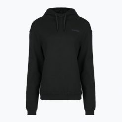 Bluza damska Napapijri B-Blanche Hooded. Czarne bluzy Napapijri, bez wzorów, bez kaptura. Za 349.99 zł.