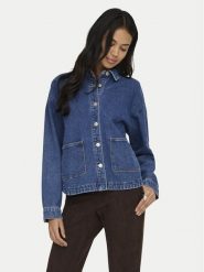 ONLY Kurtka jeansowa Lara 15372651 Granatowy Regular Fit. Niebieskie kurtki Only, m, bez wzorów, z bawełny, bez kaptura. Za 189.99 zł.