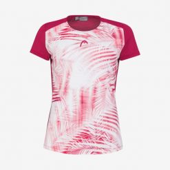 T-shirt damski TIE-BREAK. Czerwone t-shirty Head, s, bez wzorów, bez kołnierzyka, bez ramiączek. W wyprzedaży za 140.00 zł.