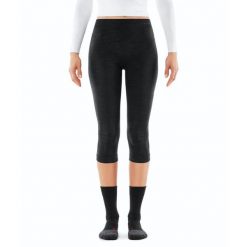 Rajstopy damskie 3/4 Falke Wool-Tech. Czarne bielizna sportowa Falke, bez wzorów. Za 390.00 zł.