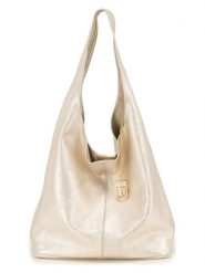 Lucca Baldi Skórzana torebka "Terracina" w kolorze złotym - 32 x 32 x 16 cm rozmiar: onesize. Żółte torby na ramię Lucca Baldi, bez wzorów, z materiału, na ramię, bez dodatków. Za 260.99 zł.