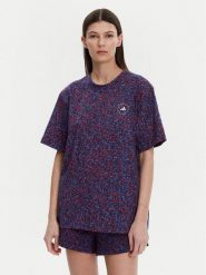 Adidas by Stella McCartney T-Shirt Printed JJ0083 Granatowy Loose Fit. Niebieskie t-shirty adidas by Stella McCartney, s, bez wzorów, z bawełny, bez kołnierzyka, bez ramiączek. Za 289.99 zł.