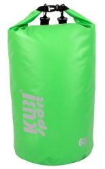Wodoodporna torba na łódź 60 l. Zielone torby na ramię KUBISPORT, bez wzorów, z materiału, sportowe, na ramię, duże, bez dodatków. Za 63.00 zł.