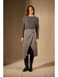 Perfect Cashmere Kaszmirowy sweter "Souna" w kolorze antracytowym rozmiar: L. Czarne swetry Perfect Cashmere, l, bez wzorów, z kaszmiru, bez ramiączek. Za 565.99 zł.