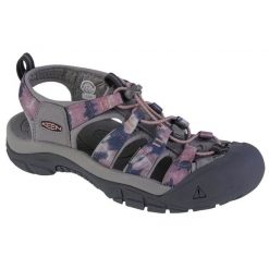 Sandały Keen Newport H2 W 1027355 szare. Szare sandały bez wzorów, z gumy, bez obcasa, bez zapięcia. Za 609.95 zł.