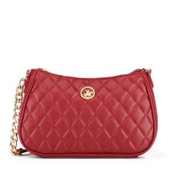 Torebka Beverly Hills Polo Club. Czerwone listonoszki Beverly Hills Polo Club, bez wzorów, bez dodatków. Za 101.99 zł.