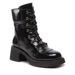 Botki Rage Age. Czarne botki Rage Age, bez wzorów, bez obcasa, na słupku, bez zapięcia. Za 649.99 zł.