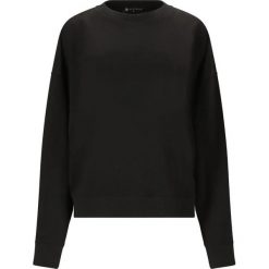 Bluza damska Athlecia Crecy. Czarne bluzy Athlecia, bez wzorów, bez kaptura. Za 159.00 zł.