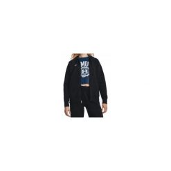 Bluza Damska Under Armour Rozpinana Z Kapturem Czarna Fleece Hoodie. Czarne bluzy Under Armour, bez wzorów, z kapturem. Za 329.99 zł.