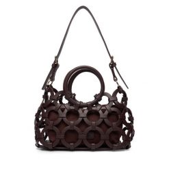 Torebka GINO ROSSI. Brązowe torebki klasyczne Gino Rossi, bez wzorów, bez dodatków. Za 299.99 zł.