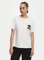 Liu Jo T-Shirt WA6414 JS923 Biały Regular Fit. Białe t-shirty Liu Jo, xs, bez wzorów, z bawełny, bez kołnierzyka, bez ramiączek. Za 299.99 zł.