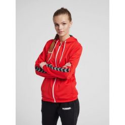 Bluza do piłki nożnej damska Hummel zip hml AUTHENTIC Poly. Szare bluzy Hummel, s, bez wzorów, z dzianiny, z kapturem. Za 212.50 zł.