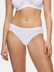 Triumph Figi klasyczne Sense Of Cotton 10224969 Biały. Białe figi Triumph, bez wzorów, z bawełny. Za 39.99 zł.