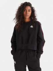Kappa Bluza Banda Marbella 311U1TW Czarny Regular Fit. Czarne bluzy Kappa, s, bez wzorów, z bawełny, bez kaptura. Za 159.99 zł.