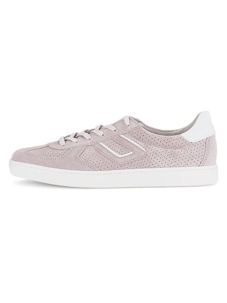 Gabor Skórzane sneakersy w kolorze jasnoróżowym rozmiar: 38,5. Różowe trampki Gabor, bez wzorów, bez zapięcia. Za 189.95 zł.