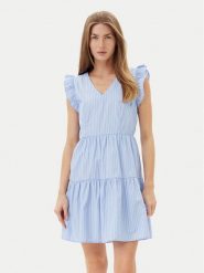 Vero Moda Sukienka codzienna 10325250 Niebieski Regular Fit. Niebieskie sukienki Vero Moda, na co dzień, s, bez wzorów, z syntetyku, bez kołnierzyka, bez ramiączek, proste. Za 99.99 zł.