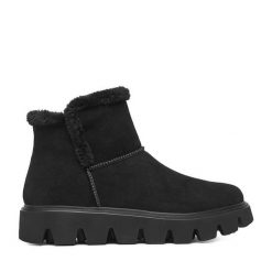 Śniegowce Rieker. Czarne trapery i śniegowce Rieker. Za 479.99 zł.