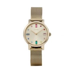 Zegarek Timex. Żółte zegarki Timex, złote. Za 589.99 zł.
