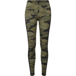 Damskie Legginsy W Prążki Camo. Brązowe legginsy Urban Classics, l, bez wzorów. Za 80.99 zł.