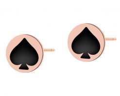 Kolczyki ze stali szlachetnej z emalią - pik. Kolczyki Elixa, ze stali. Za 129.00 zł.