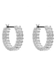 Swarovski Kolczyki Matrix 5733397 Srebrny. Szare kolczyki SWAROVSKI, metalowe. Za 649.99 zł.