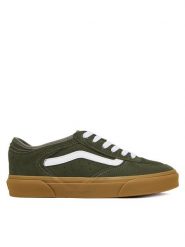 Vans Tenisówki Rowley Classic VN000SF4N3U1 Khaki. Brązowe trampki Vans, bez wzorów, ze skóry, bez zapięcia. Za 369.99 zł.