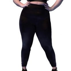 Legginsy sportowe Tights Massage Effekt - Plus Size. Czarne legginsy ANITA ACTIVE, plus size, bez wzorów, z materiału, na fitness i siłownię. Za 572.00 zł.
