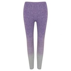 Legginsy Bezszwowe Damskie Fade. Fioletowe legginsy TOMBO, bez wzorów. Za 114.99 zł.