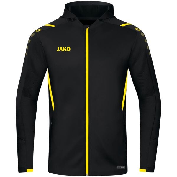 Bluza dresowa z kapturem Jako Challenge. Czarne bluzy JAKO, s, bez wzorów, z dresówki, z kapturem. Za 344.20 zł.