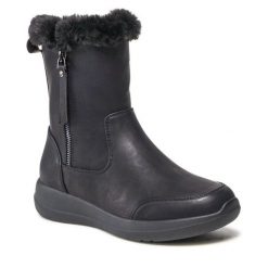 Botki Clara Barson. Czarne botki Clara Barson, bez wzorów, bez obcasa, na płaskiej podeszwie, bez zapięcia. Za 101.99 zł.