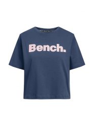 Bench Koszulka "Kay" w kolorze granatowym rozmiar: 44. Niebieskie bluzki Bench, bez wzorów, z bawełny, bez kołnierzyka, bez ramiączek. Za 70.24 zł.