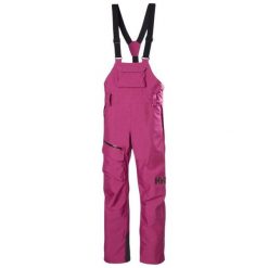 Damskie spodnie narciarskie na szelkach Helly Hansen Powderqueen. Czerwone spodnie narciarskie Helly Hansen, bez wzorów, narciarskie. W wyprzedaży za 1,208.00 zł.